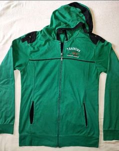 Green Cetzen T-Shirt with Hoodie Small Size