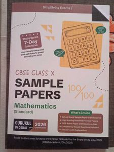 CBSE Class 10 Mathematics Sample Papers