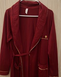 Cozy Burgundy Robe