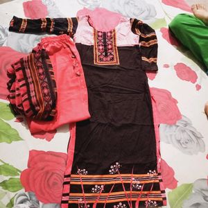 Women Plazzo Suit With Dupatta