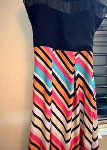 Colorful Midi Dress