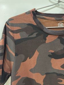 Camouflage Print T-Shirt