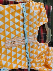 New Kurti With Pant And Dupatta