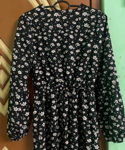 Ruffle A Line Dress