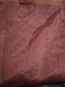 Elegant Cream Dupatta with Golden Stripes
