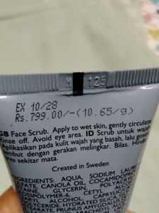 face scrub
