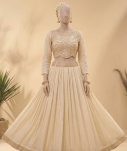 Ethnic Lehenga Choli with Intricate Mirror Work
