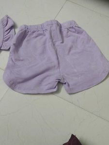Cute Minnie Mouse Purple Pajama Set