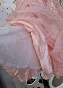 Beautiful Elegant Peach 🍑 Colour Fairy Gown For 👧 Stylish Girls