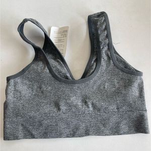 Comfortable Grey Sports Bra