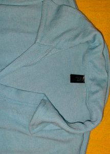 Ribbed Collar Top