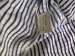 Striped "Merci Cher" Top