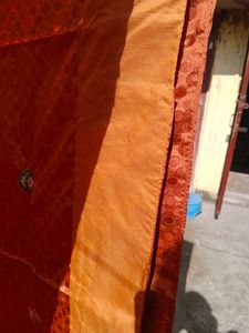 Beautiful Embroidered Saree with Blouse