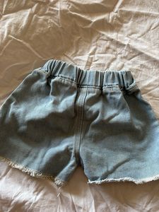 kids Cute Denim Shorts with Bows