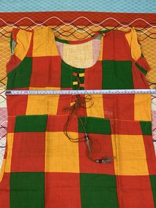 Vibrant Block Print Kurta