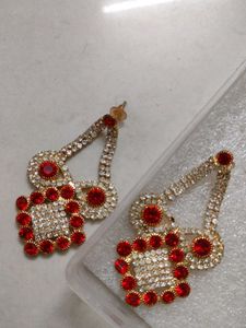 Red &amp; Gold Necklace Set