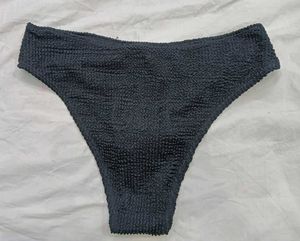 🖤Textured Black Bikini Bottom
