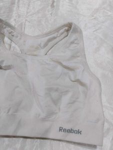 Reebok White Sports Bra