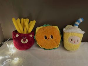 Cute Food Plushies - Set of 3