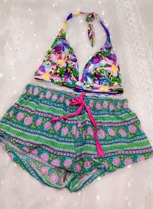 Colorful Floral Bikini Set