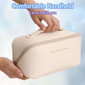 Imported Leather Ladies Makeup Bag