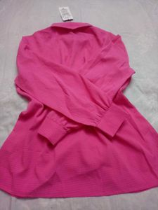 SHEIN BRAND SALE🎊 Pink Shirt Loose Fit