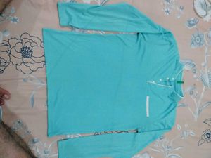 Teal Blue Polo T-Shirt