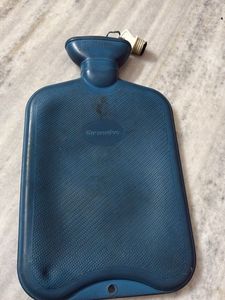 Blue Rubber Hot Water Bottle