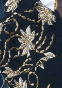 brand new fresh 👑. Gold Embroidered Blouse