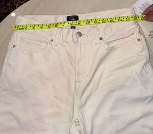 H&amp;M Cream Wide Leg Jeans