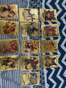 Rare Gold Pokemon Cards Collection