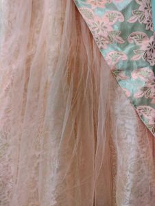 Beautiful Peach Ethnic Gown