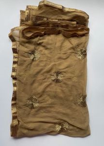 Elegant Gold Festive Dupatta with Zari Bootis