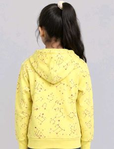 Kids Yellow Constellation Hoodie