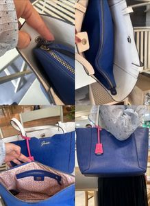 Guess Blue Tote Bag