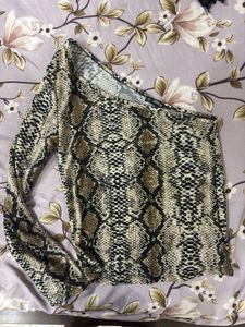 Shein One Shoulder Top
