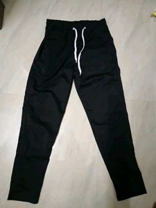 Black Drawstring Waist Pants