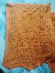 Embroidered Floral Cushion Cover