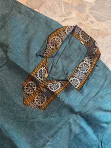 Beautiful Teal Embroidered Kurta