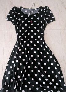 Black & White Polka Dot Dress