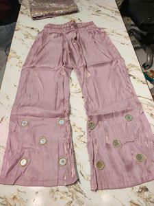 new mirror work 3 piece kurta set