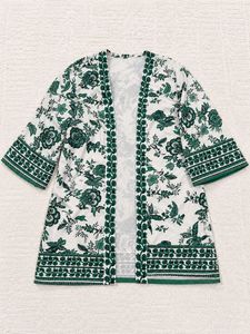 🌿 Green Floral Printed Co-ord Set