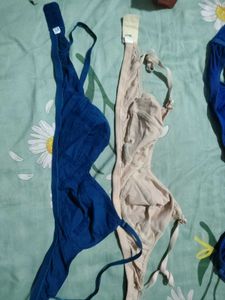 comfortable cotton katori cut bra