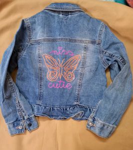 S.Oliver Denim Jacket - Ruffle Details