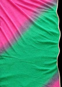 Boho Tie-Dye Dupatta and Printed Salwar