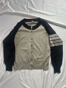 Stylish Two-Tone Cardigan