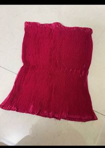 Chic Velvet Pleated Co-ord Set