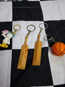 Fun Keychain Lot - Mickey, Cricket, Basketball