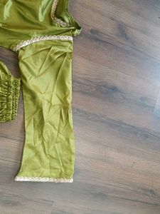 Elegant Olive Kurta Set with Dupatta