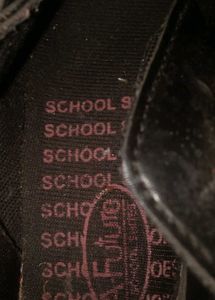 Black School Shoes for 1-2 years